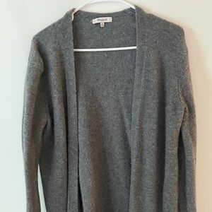 Soft Madewell Long Grey Cardigan